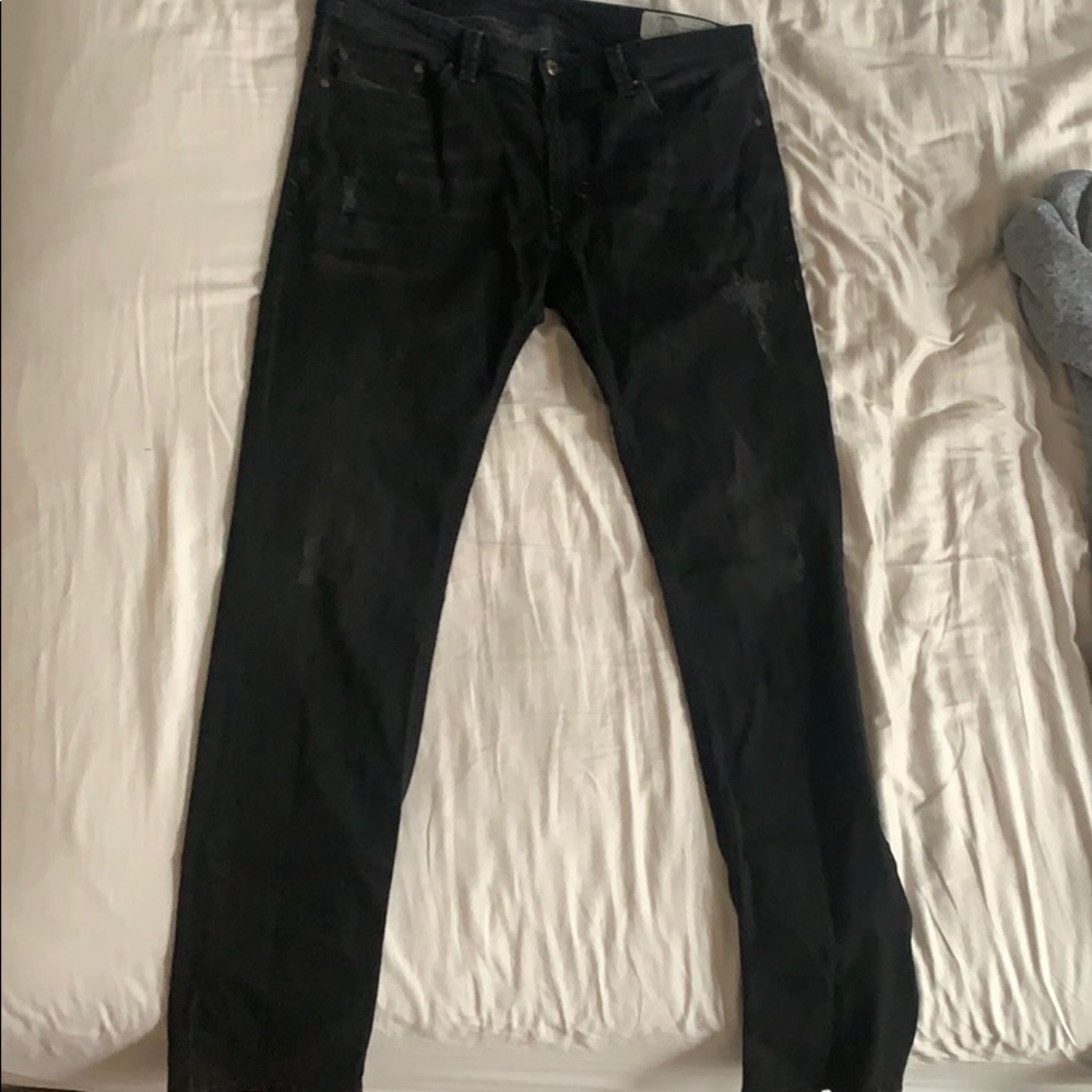 Men’s Diesel Black Jeans Slim